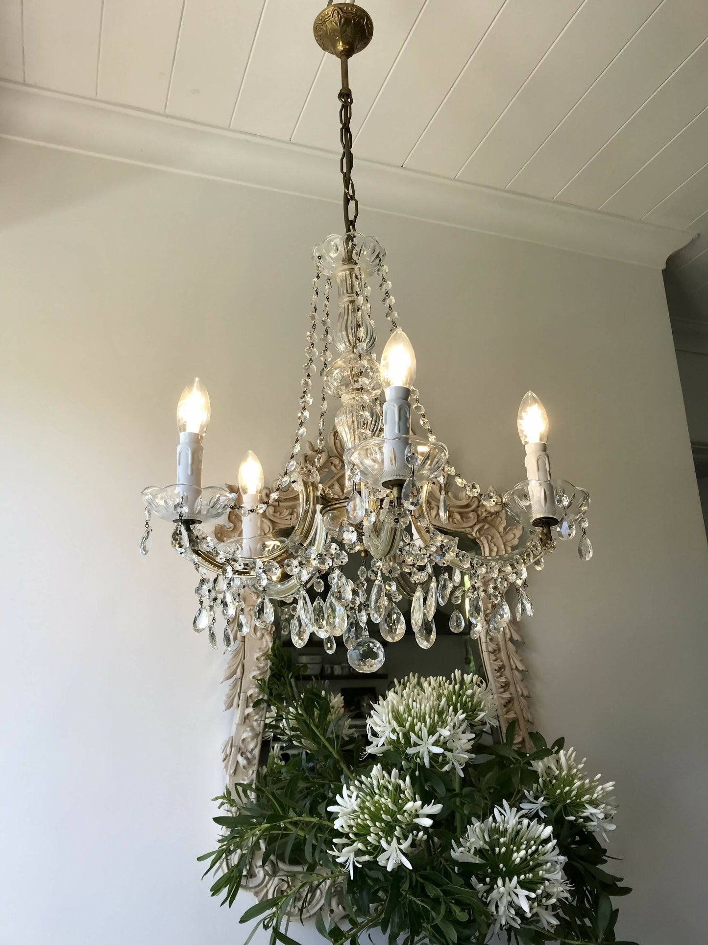 5 light Marie Therese Chandelier