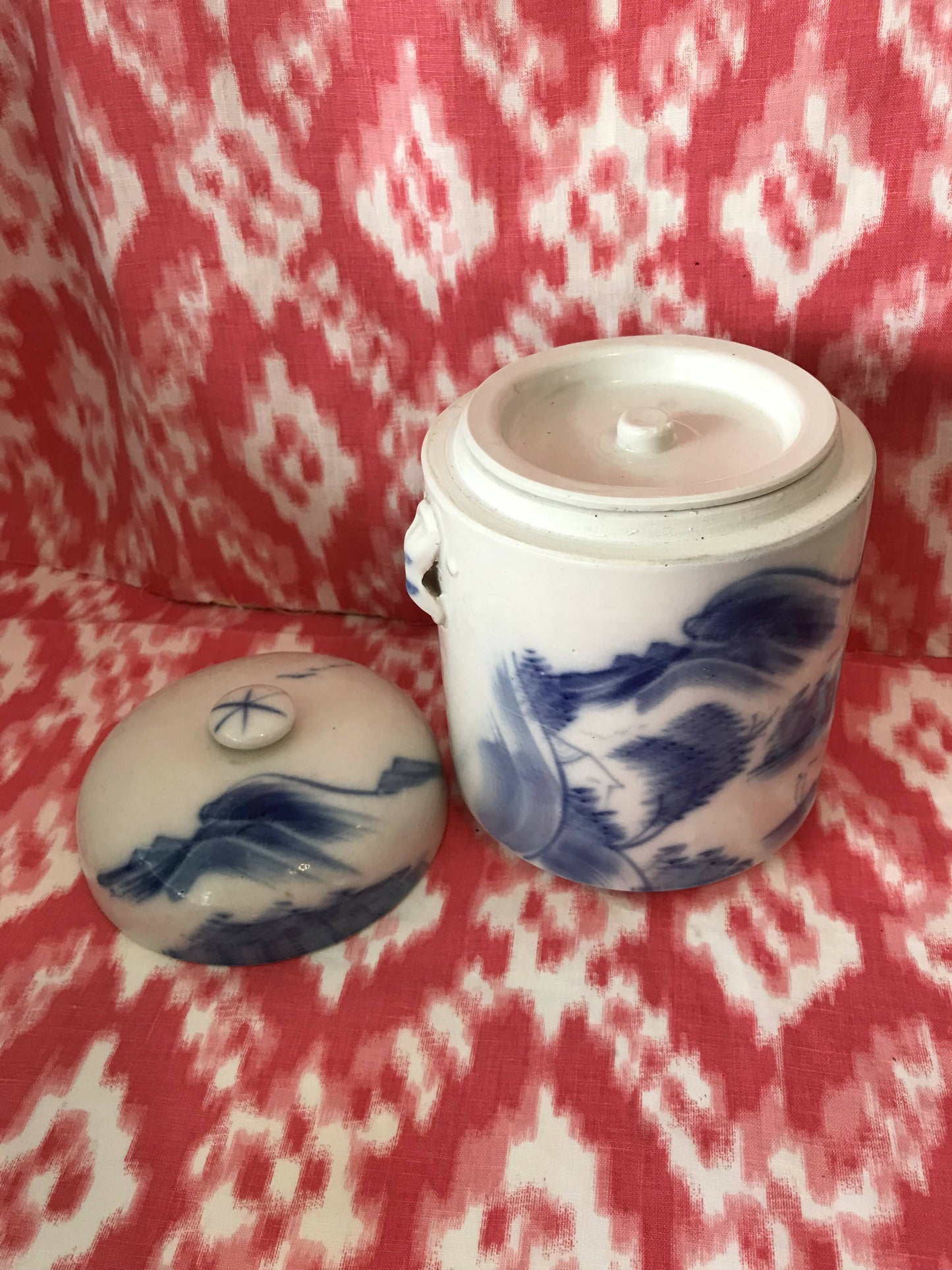 Chinese Double Lidded Tea Caddy