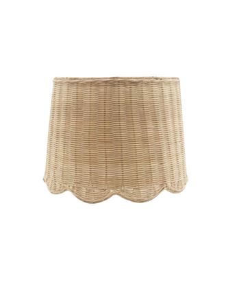 Wicker Scallop Lampshade