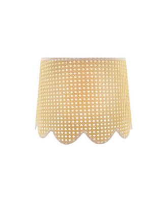 Cane Scallop Lampshade