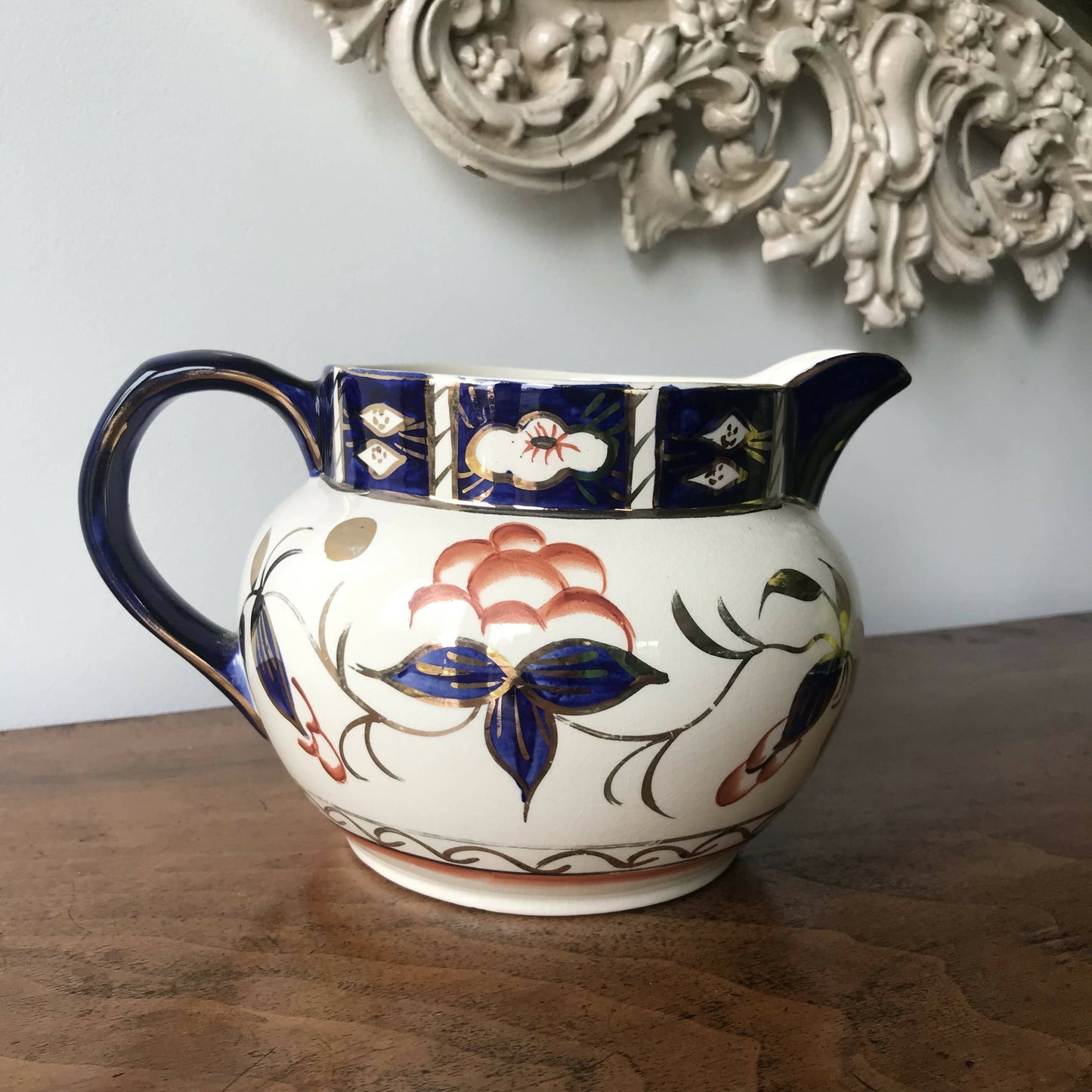 Squat Imari Jug