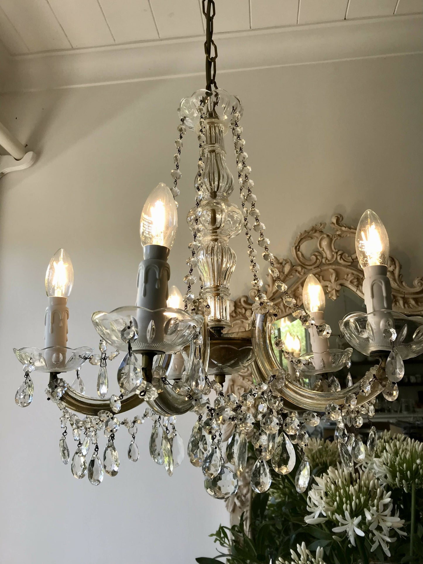 5 light Marie Therese Chandelier