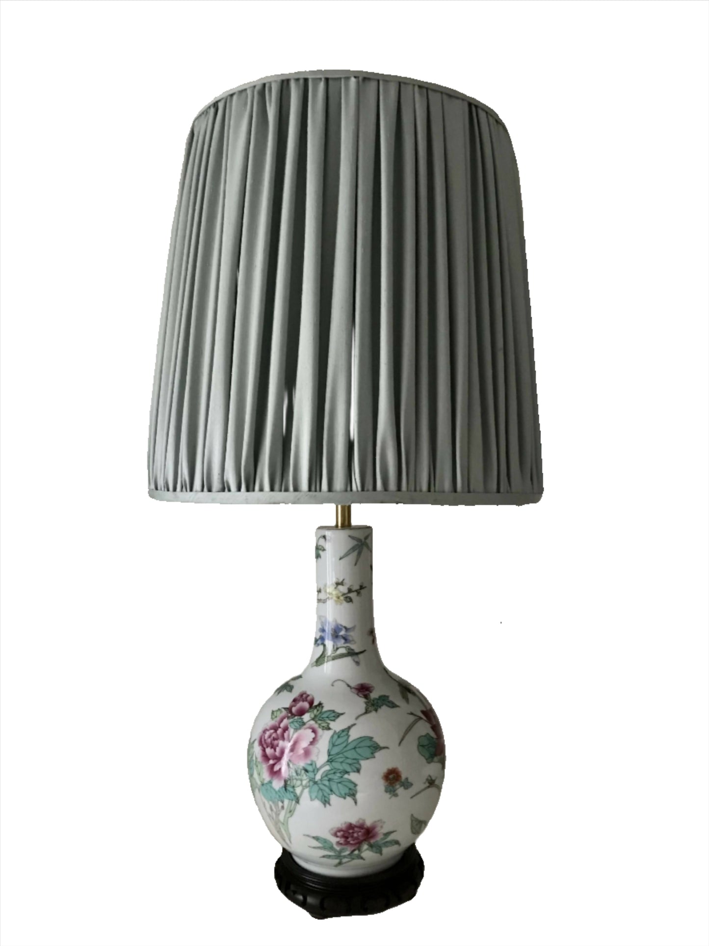 Gourd shaped Chinoiserie Lamp Base