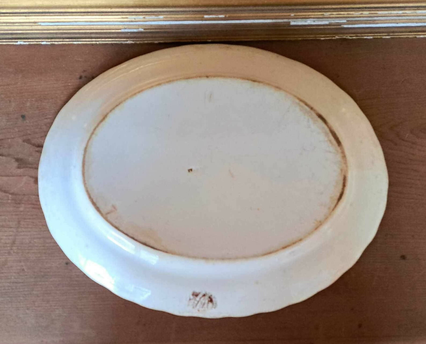 Antique 1800s Ironstone Transfer Ware Platter