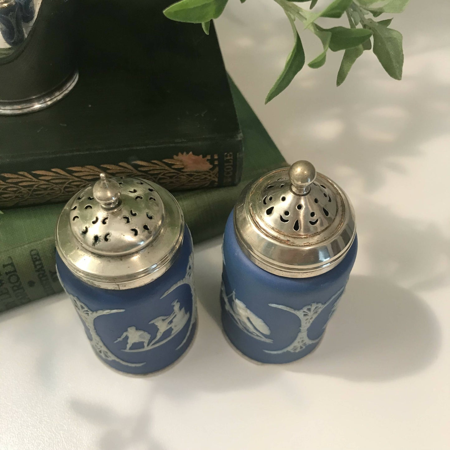 Jasperware Salt & Pepper