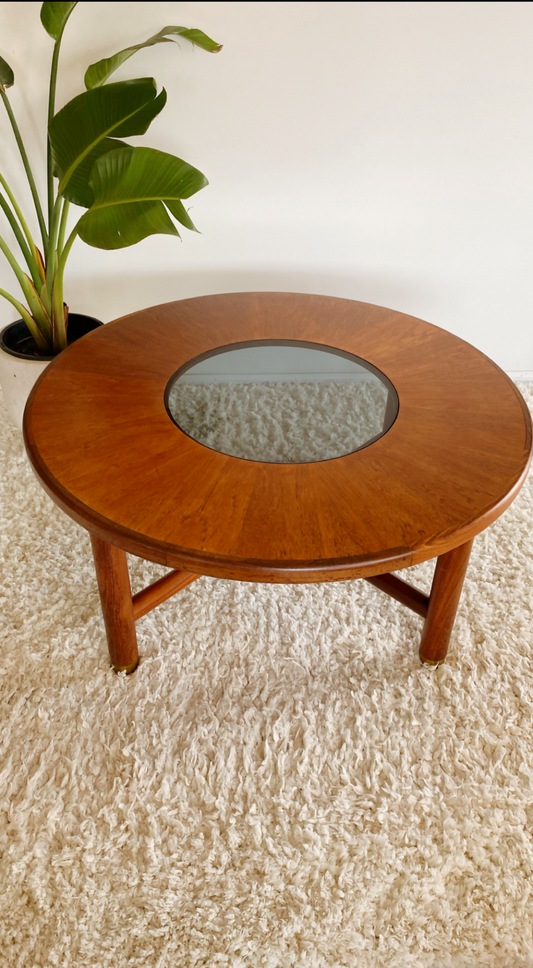 Mid century ‘Sunburst’ teak coffee table, 1960s