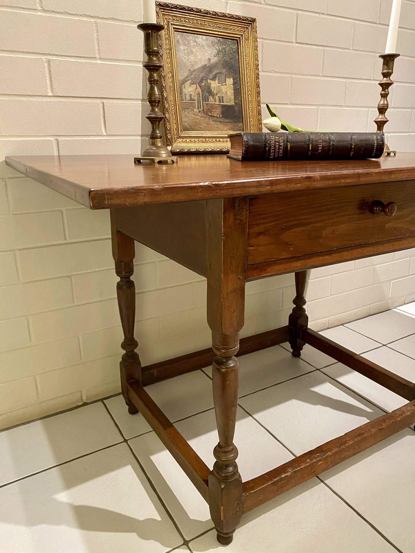 19th century fruitwood table