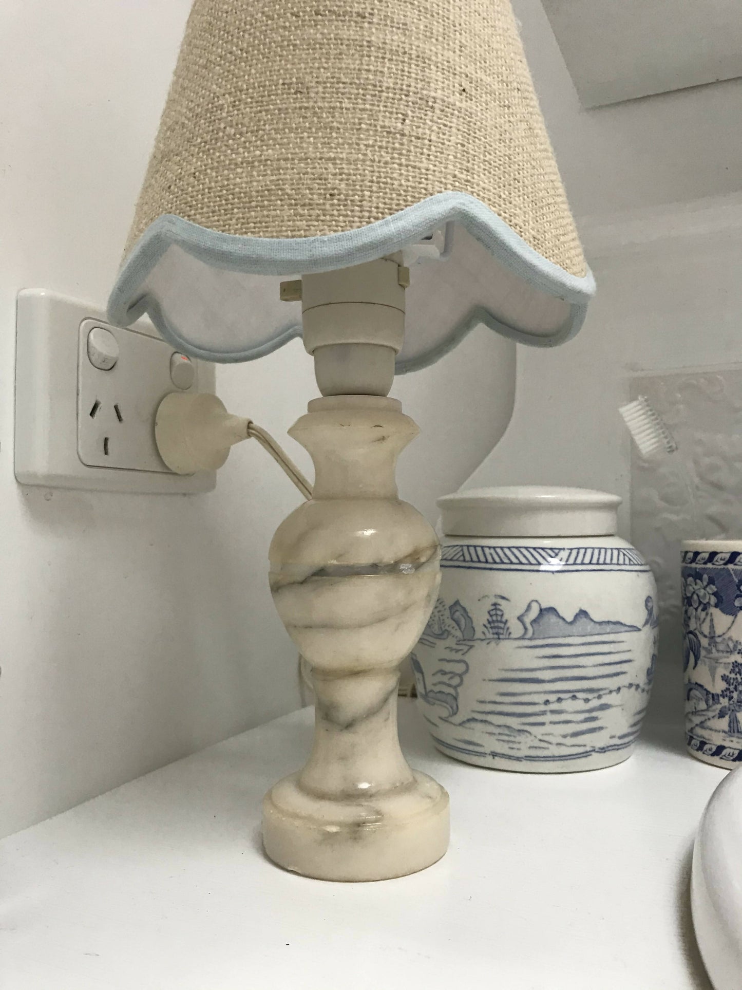 Petit Marble Lamp Base