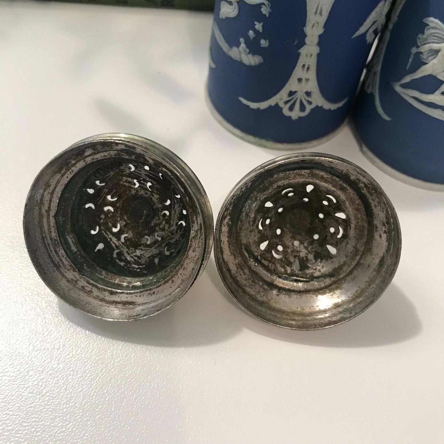 Jasperware Salt & Pepper