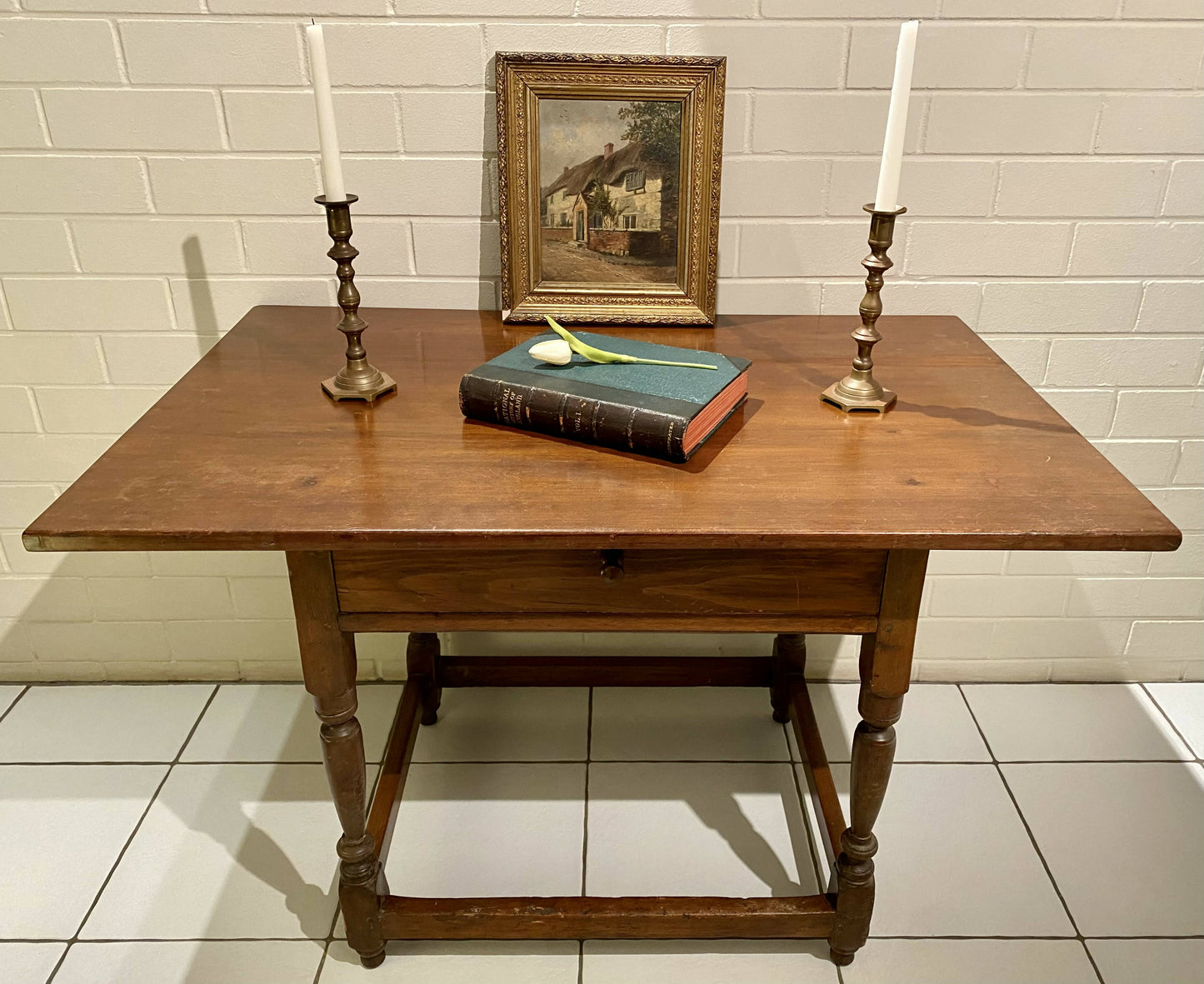 19th century fruitwood table